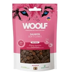 Woolf Soft Cubes Salmon, 100g