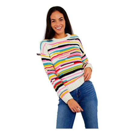 Banana Moon Sweater Jku11 Hvid, Dame