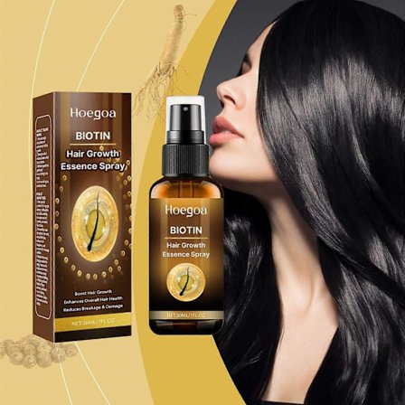 Hårplejespray, blid nærende hår, reparationshårspray, hårvækstplejespray, effektiv mod hårtab