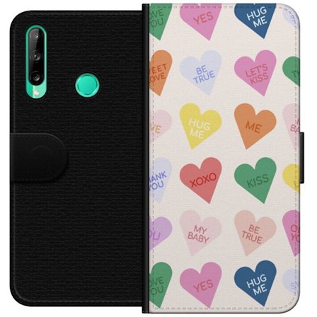 Kompatibelt Plånboksfodral till Huawei Huawei P40 lite E CandyHearts