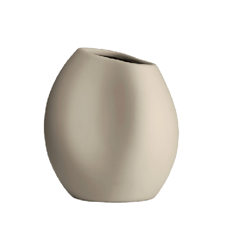 Cooee Lee Vase 18cm Sand Vaser Svart 18 CM