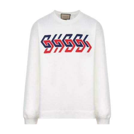 Gucci Felpa 681217xjdv3 Hvid, Dame Sweatshirts