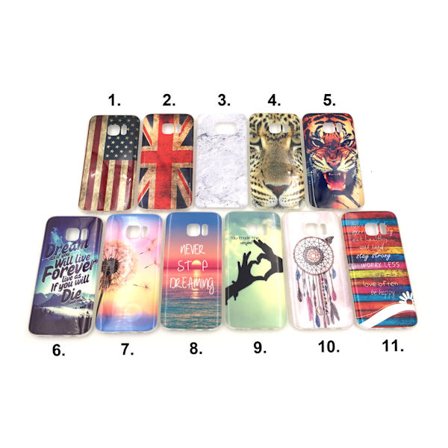 TPU Skal med motiv Samsung S7