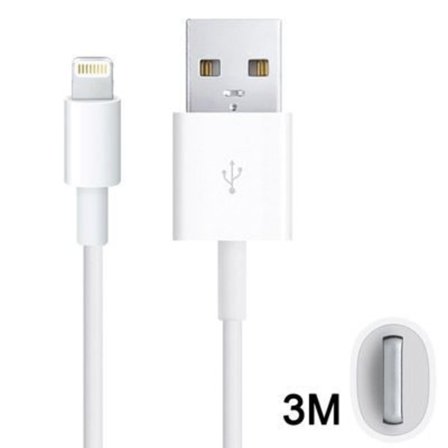 Kabel till IPHONE 5 längd 3 meter