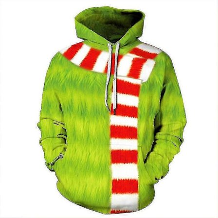 Christmas Grinch -huppari, 3D-painettu unisex-pariskuntahuppari, pusero, huppari, collegepaita, topit miehille, naisille, aikuisille, joululahjat