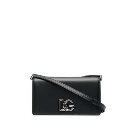 Dolce & Gabbana, Cross Body Bags Zwart, Dames, Maat:ONE Size