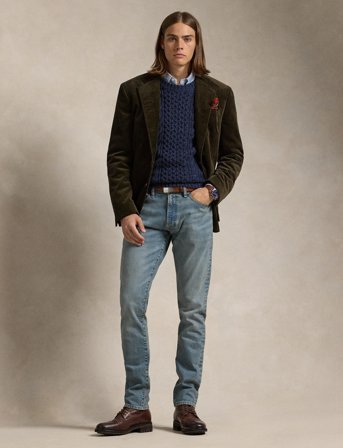 Polo Ralph Lauren Sullivan Slim Polo Pony Stretch Jean - Blue - 32 x 34