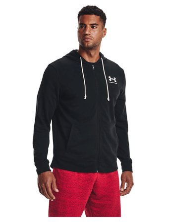 Under Armour Ua Rival Terry Lc Fz - Black - XL