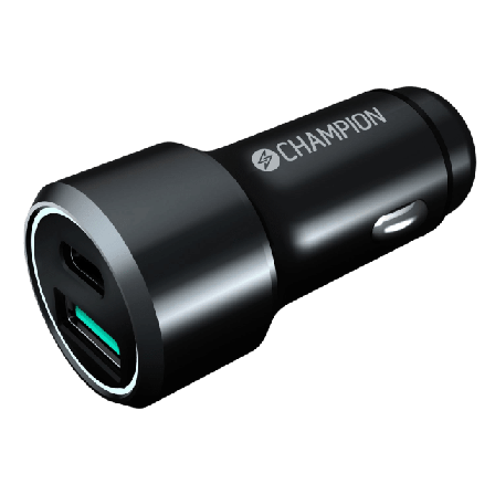 Champion Nordic Billaddare 43w 2-port Qc/pd Övriga tillbehör Svart