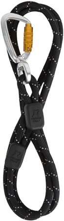 Woolly Wolf Rope Leash Thin 8 mm Black