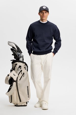 J.Lindeberg - Alpha Crew Neck - Golf - Blue - Men - M