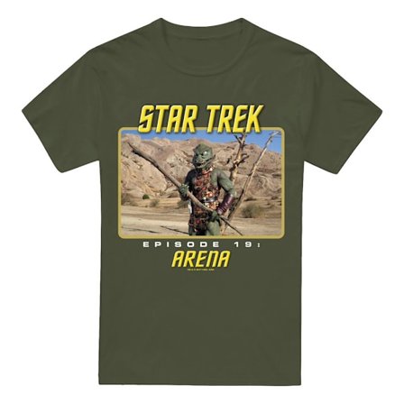 Star Trek Herr Arena T-Shirt S Militärgrön