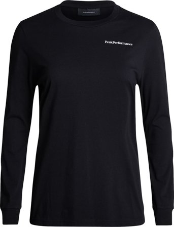 Peak Performance Women's Original Backprint Long Sleeve Women long-sleeved sweaters Black XS