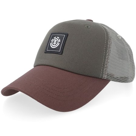 Element - Grün Trucker Cap - Icon Mesh Cap Aluminum A-Frame Trucker @ Hatstore