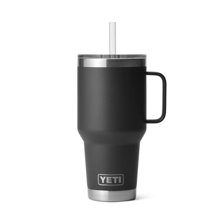 Yeti Rambler 35 oz (1035 ml) Straw Mug Black