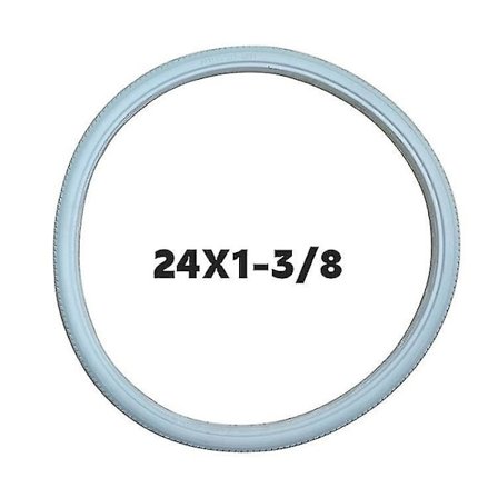 24-tommer 3/8 PU manuel kørestol dæk skridsikkert massivt baghjul udskiftningstilbehør-24X1 3/8