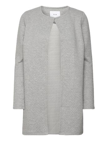 Vinaja New Long Jacket - Noos Ohut Pitkä Takki Grey Vila
