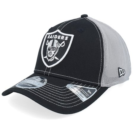 New Era - NFL Černá trucker Kšiltovka - Las Vegas Raiders NFL 9SEVENTY Black/Grey Trucker @ Hatstore