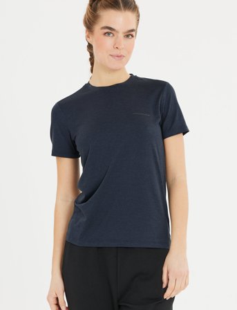 Endurance Alvaly W Melange S/S Tee - Navy - 34