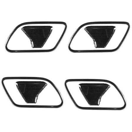 För B GLA Klass W247 2020 2021 Rostfritt Stål Dörrhandtag Skål Kåpa Trim Ram Tillbehör, Svart