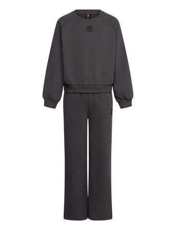 Converse T8-French Terry Pant Set - Black - 92 CM