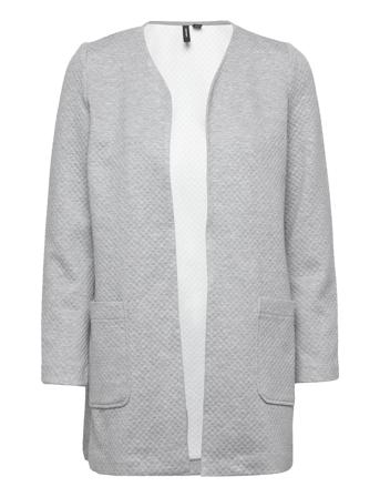 Vmsus L/S Long Cardigan Tlr Boo Grey Vero Moda