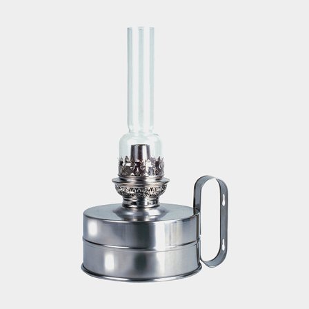 Petrolejová lampa / olejová lampa DHR Galley, nerezová ocel, Ø170 x 335 mm