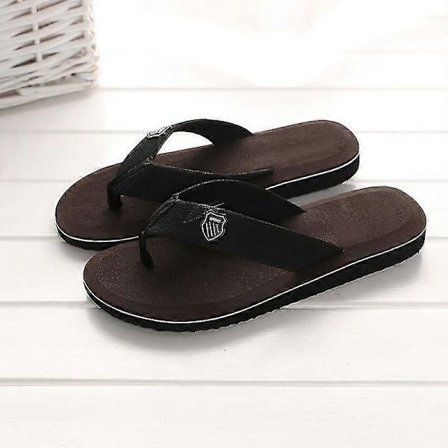 Sommer hjemmesko mænd klipklappere strandsandaler skridsikre afslappede flade sko 2022 hjemmesko indendørs hjemmesko til mænd udendørs sandaler A-5 42