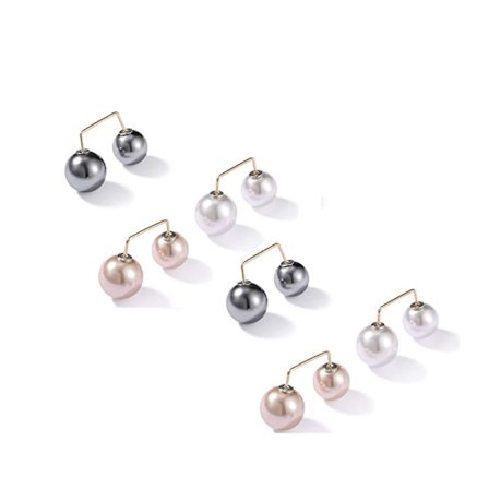 6 stk. kunstige perlebroche-nåle, anti-eksponerings sikkerhedsnåle til sweatre sjaler, bryllupsfestdekoration