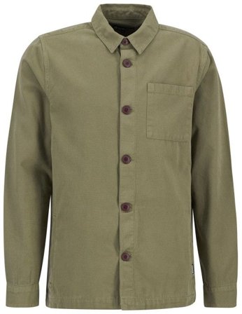 Barbour Washed Overshirt paita, Bleached Olive