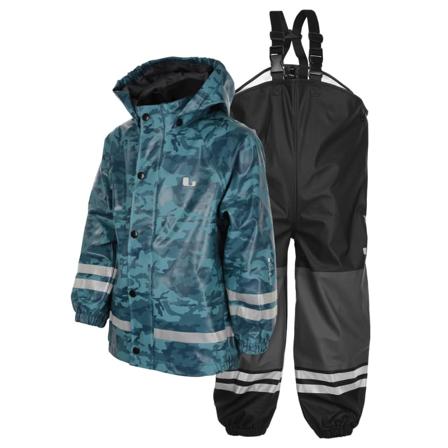Lindberg Arlöv Rainset Cotton Children rainwear sets Blue 90