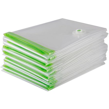 Vakuumposer til tøj - Sæt med 4 - med manuel oppustningsfunktion - 120x100cm