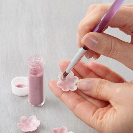 Kakun koristeluv lineet 5-osainen harjasarja, synteettiset harjakset Fondant-harja Kulta-kalkki-kakkuharja