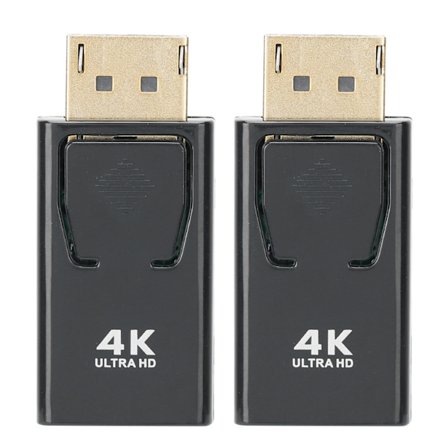 2PCS 4Kx2K Displayport hane till HDMI hona adapterkonverter för HDTV PC-dator