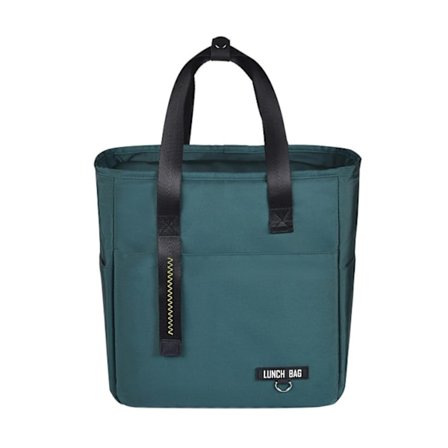 Bento Vattentät Lunchväska/Kylväska Lätt att Bära för Skola, Kontor, Resor, Picknick, Övre Grön Stor