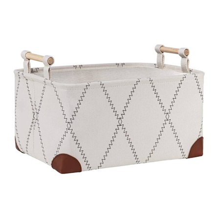 Dekorative stofkurve til hylder, organisering, Canvas Bas