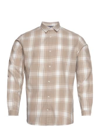 Jjegingham Twill Shirt L/S Noos Tops Shirts Casual Multi/patterned Jack & J S