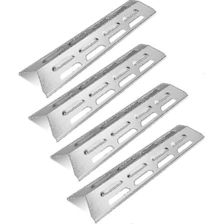 Varmeplade og skjold i rustfrit stål - erstatning til Campingaz, Alice's Garden gasgrill - BBQ tilbehør