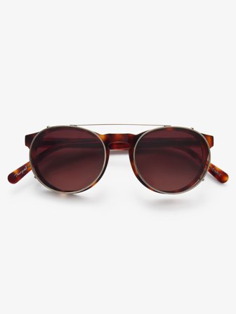 Sonnenbrille Mykonos, Silber zum Aufstecken