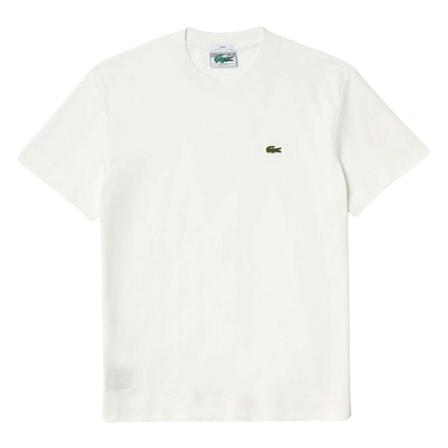 Lacoste, Crew Neck T-Shirt Wit, Heren, Maat:L