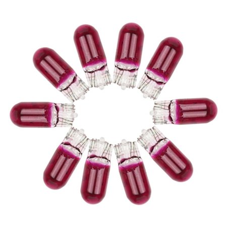 10st Lila T10 12V 5W Bilinteriör Dashboard Dashpanel