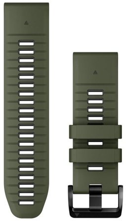 Garmin QuickFit 26 Klockarmband Mossgrön/Grafitgrå Silikon - Garmin