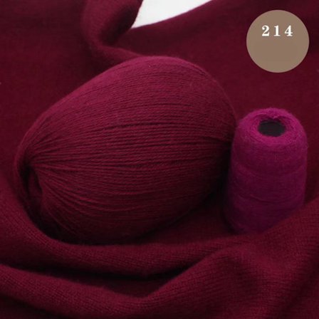 Mongoliskt kashmirgarnsats för handstickat hantverk Bolscarf Ull 50 Plus 20 G/lot