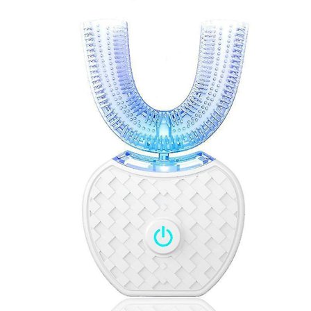 U-formad sonisk eltandborste för vitare tänder med utbytbara borsthuvuden