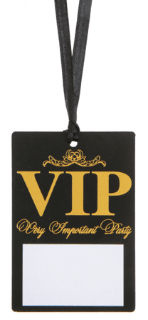 VIP namnbrickor 10-pack - Filmkväll Dekoration - VIP Fest Dekoration - Kalaslagret.se