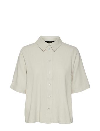 Vmmymilo 2/4 Shirt Wvn Ga Vero Moda Cream