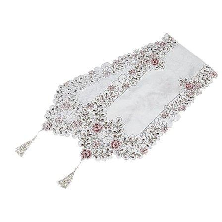 Ny bordløper Broderte blomster Bordduk Mønster: 1 Blomst Størrelse: 40x150cm