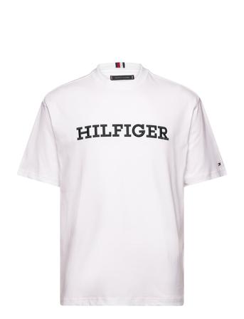 Monotype Embro Archive Tee Tops T-shirts Short-sleeved White Tommy Hilfiger
