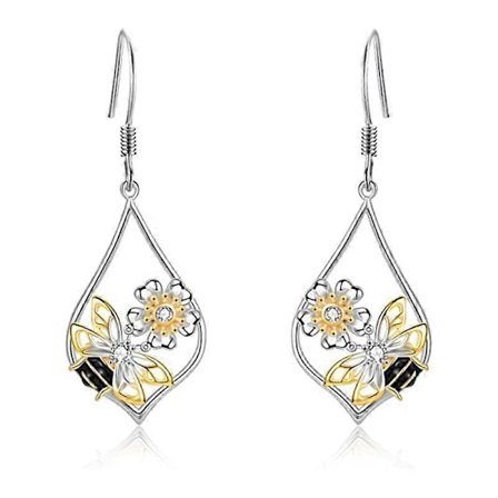 Sterling Sølv Hænge Øreringe til Kvinder Teenagere Piger Fødselsdag Jul Jubilæum