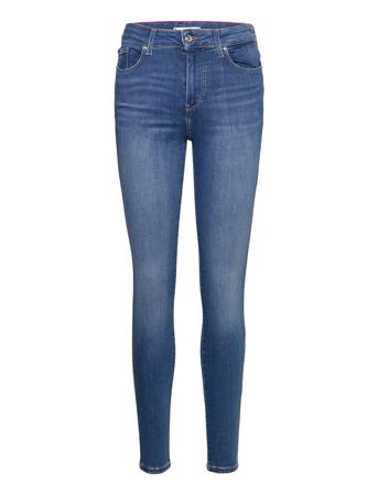Th Flex Harlem U Skinny Hw Izzy Skinny Jeans Blå Tommy Hilfiger